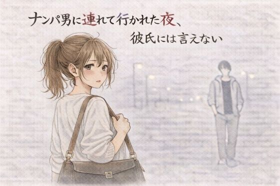 ナンパ男に連れて行かれた夜、彼氏には言えない ―断れなかった― アイキャッチ画像 【無料R18同人よむろー】